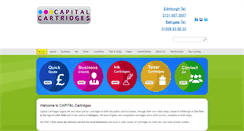Desktop Screenshot of capitalcartridges.co.uk