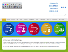 Tablet Screenshot of capitalcartridges.co.uk